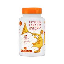Vitamina Psyllium-Laranja-Acerola 100 Cps - CHAMEL