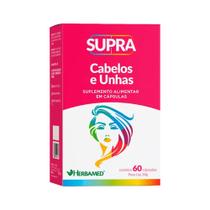 Vitamina Supra Cabelos e Unhas 60 cps - HERBAMED