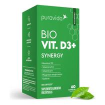 Vitamina Synergy D3 2000 Ui, K2 Mk7 100mcg 60 Caps Puravida Vitamina Synergy D3 2000 Ui, K2 Mk7 100mcg 60 Caps Puravida