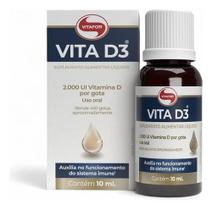Vitamina Vita D3 2000ui Liquida Em Gotas 10ml Vitafor