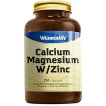 Vitamina Vitaminlife Calcium Magnesium W/ Zinc 120 Cápsulas
