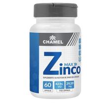 Vitamina Zinco Max 29,59mg. 60 Cápsulas - Chamel