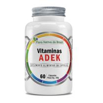 Vitaminas ADEK (VIT A, D, E e K) 60 Cápsulas Flora Nativa