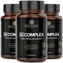 Vitaminas B Complex Essential 120 Capsulas Kit 03 Unidades Vitaminas B Complex Essential 120 Capsulas Kit 03 Unidades