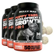 Vitaminas Bully Max Puppy 2 em 1 para mastigar 30 comprimidos