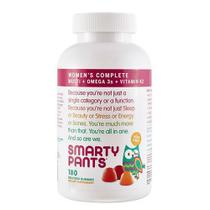 Vitaminas completas femininas 180 gomas da SmartyPants (pacote com 4)