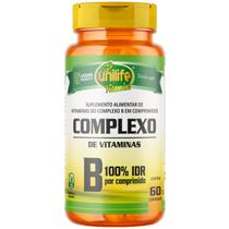 Vitaminas Complexo B 60 Cápsulas 500mg - Unilife