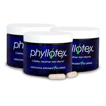 Vitaminas de crescimento capilar Phyllotex para mulheres e homens
