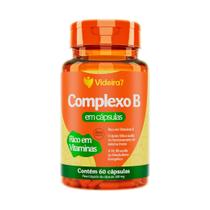 Vitaminas do Complexo B 100% IDR 500mg 60 Cápsulas VIDEIRA7 Vitaminas do Complexo B 100% IDR 500mg 60 Cápsulas VIDEIRA7