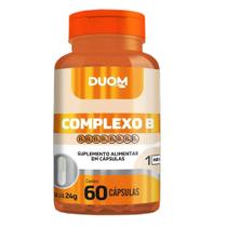 Vitaminas do Complexo B 60cps (1 ao dia) Duom