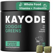 Vitaminas e probióticos para cães Mastiga verduras para cães Kayode