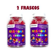 Vitaminas em Goma Infantil (A, B9, B12, C, D, E, Zn) 60gomas (2 frascos) Centrovitam
