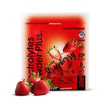 Vitaminas em pó, eletrólitos em pó, além de ceto, morango, 275g