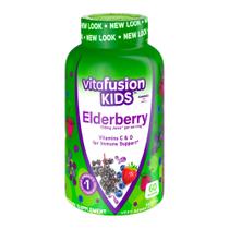 Vitaminas Gummies Vitafusion Kids - Sabor Sabugueiro - 60 Unidades - Suporte Imunológico