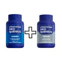 Vitaminas Homem 60 cpr + Sênior 60 cpr - Neo Quimica