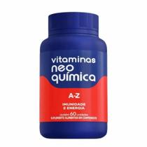 Vitaminas Neo Quimica de A-Z Imunidade Contém 60 unidades Vitaminas Neo Quimica de A-Z Imunidade Contém 60 unidades
