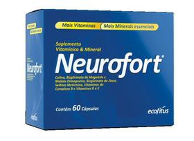 Vitaminas Neurofort Cognis 60Cps - Ecofitus - Ecofitus Lab. Farmac. Ltda