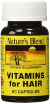 Vitaminas para cabelos Nature's Blend 50 cápsulas Vitaminas para cabelos Nature's Blend 50 cápsulas
