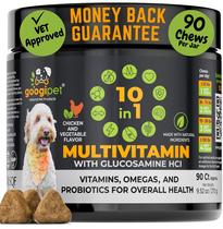 Vitaminas para cães Googipet Premium 10 em 1 com probióticos 90 mastigáveis