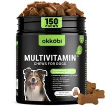 Vitaminas para Cães OKKÖBI 150 Multivitamínico Mastigável para Suporte Imunológico Vitaminas para Cães OKKÖBI 150 Multivitamínico Mastigável para Suporte Imunológico