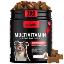 Vitaminas para Cães OKKÖBI 150 Multivitamínico Mastigável para Suporte Imunológico Vitaminas para Cães OKKÖBI 150 Multivitamínico Mastigável para Suporte Imunológico