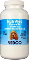 Vitaminas para cães Vedco NutriVed mastigáveis 180 comprimidos Vitaminas para cães Vedco NutriVed mastigáveis 180 comprimidos