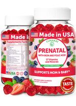Vitaminas Pré-natais Lunakai USA com Ferro e Ácido Fólico - 60 Cápsulas