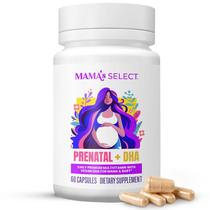 Vitaminas pré-natais Mama's Select com DHA vegano sem peixe