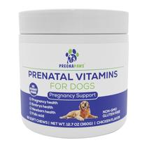 Vitaminas pré-natais Pregnapaws Dog com ácido fólico, zinco e cálcio