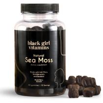 Vitaminas Sea Moss Gummies Black Girl com Bladderwrack 60 quilates Vitaminas Sea Moss Gummies Black Girl com Bladderwrack 60 quilates