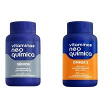 Vitaminas Sênior 60 cpr + Ômega 3 60 cps - Neo Quimica
