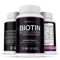 Vitamo: Vitaminas para Crescimento Capilar com Biotina e Colágeno - Para Mulheres Vitamo: Vitaminas para Crescimento Capilar com Biotina e Colágeno - Para Mulheres