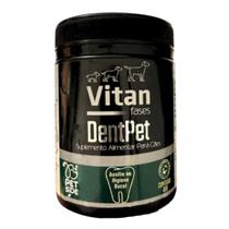 Vitan DentPet Suplemento Vitamínico Elimina Tártaro e Mau Hábito Melhora Sistema Imunológico 75 tabletes