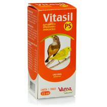 Vitasil PS 15ml Vansil Suplemento de Vitaminas e Aminoácidos para Pássaros
