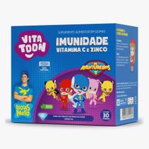 Vitatoon imunidade vit c + zn 2g -uva -30gomas maxinutri