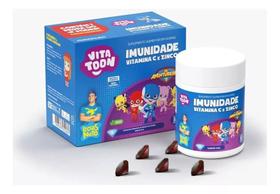 Vitatoon Luccas Neto Imunidade Vitamina C Zinco Uva 30 gomas