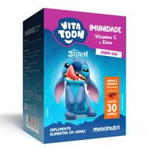 Vitatoon Maxinutri Stitch Imunidade 30 Gomas Sabor Uva Vitatoon Maxinutri Stitch Imunidade 30 Gomas Sabor Uva