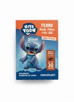 Vitatoon Stitch Ferro (AC. Fólico + Vit. B12) (30 gomas) - Sabor: Pêssego Vitatoon Stitch Ferro (AC. Fólico + Vit. B12) (30 gomas) - Sabor: Pêssego