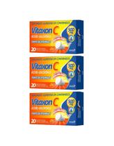 Vitaxon C 500 mg Vitamina C Airela 20 Comprimidos - Kit 3 Un