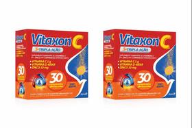 Vitaxon Tripla Ação Vitamina C, D & Zinco Airela 30 Comprimidos - Kit 2 Un Vitaxon Tripla Ação Vitamina C, D & Zinco Airela 30 Comprimidos - Kit 2 Un