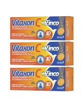 Vitaxon Vitamina C 1g & Zinco 10mg Airela 10 Comprimidos - Kit 3 Un Vitaxon Vitamina C 1g & Zinco 10mg Airela 10 Comprimidos - Kit 3 Un