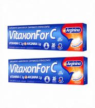 VitaxonforC Vitamina C + Arginina Airela 16 Comprimidos - kit 2 Un