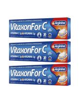 VitaxonforC Vitamina C + Arginina Airela 16 Comprimidos - kit 3 Un VitaxonforC Vitamina C + Arginina Airela 16 Comprimidos - kit 3 Un