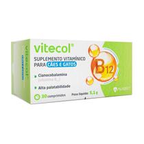 Vitecol Suplemento Vitamínico Cães E Gatos 30 Comprimidos - Avert