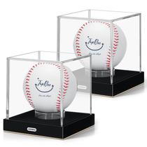 Vitrina para Béisbol JupDec 11x11x13 cm Protección UV Paquete de 2