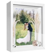Vitrina Shadow Box Frame TOUYINGER 8,5x11 branca