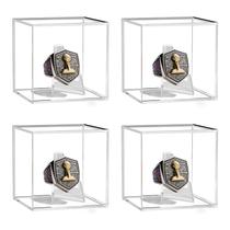 Vitrinas Championship Ring KALOPEZY 2,5 cm em acrílico x4 Vitrinas Championship Ring KALOPEZY 2,5 cm em acrílico x4