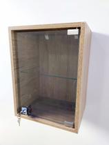 Vitrine 44x33x25 amadeirada