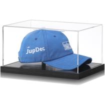 Vitrine: boné de beisebol acrílico JupDec, proteção UV