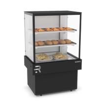 Vitrine Confeitaria Quente 75 cm Vanguard Plus Tampo Aproveitável Preta CVPQ750 220V - Refrimate